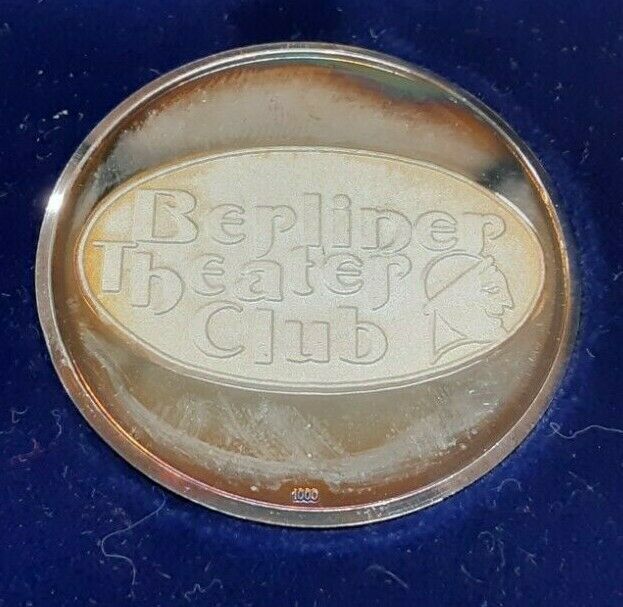 Berlin Theater Club Commemorative Pure Silver Round in Case