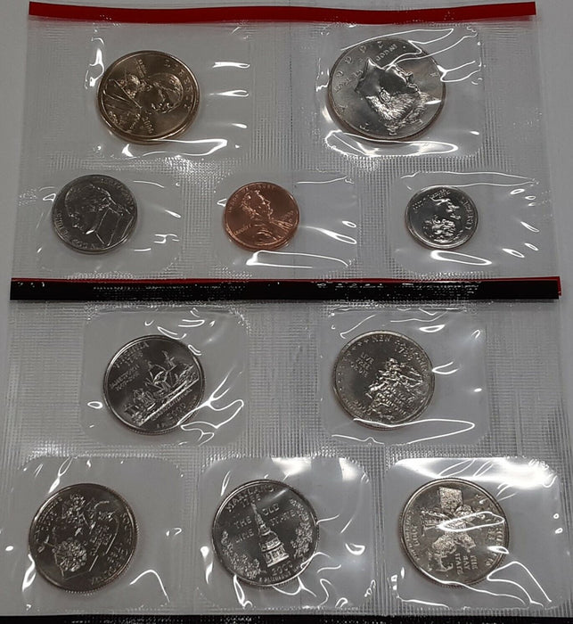2000 P&D United States 20 Coin BU Mint Set In Mint Plastic--NO Envelope & COA