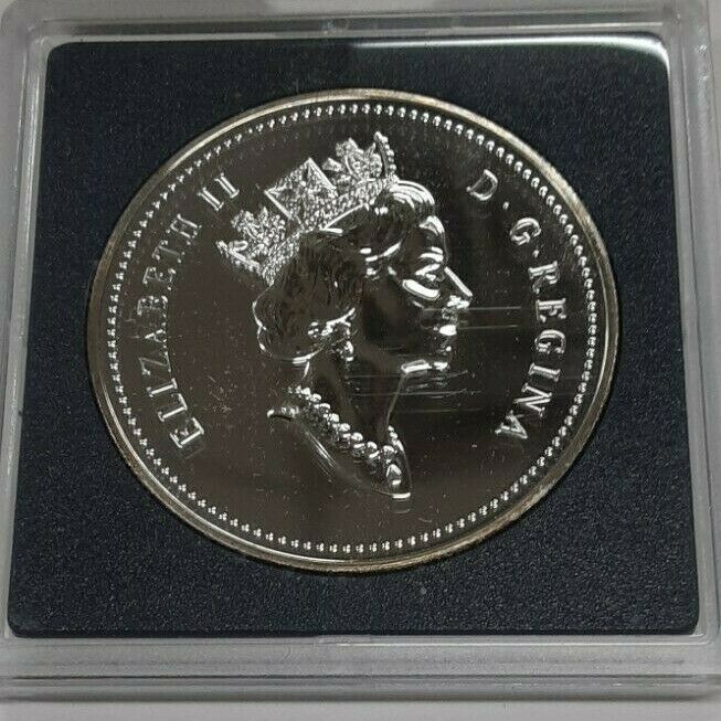 1990 Canada $1 Commemorative Proof-Like Coin Kelsey's Exploration in RCM Holder