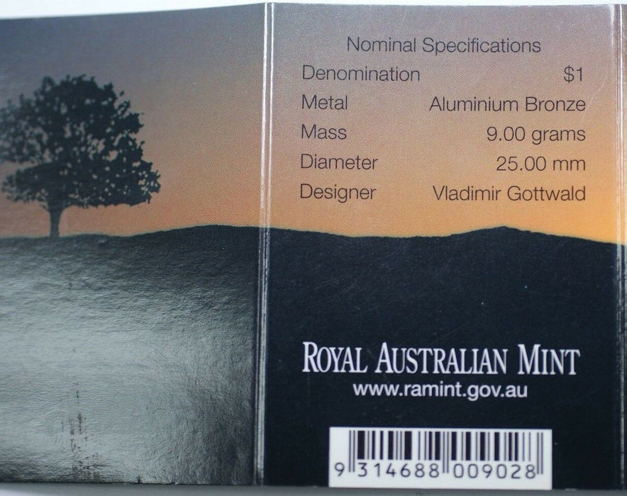 2005 C Canberra Mintmark Australia Gallipoli WW1 Uncirculated $1 Dollar Coin