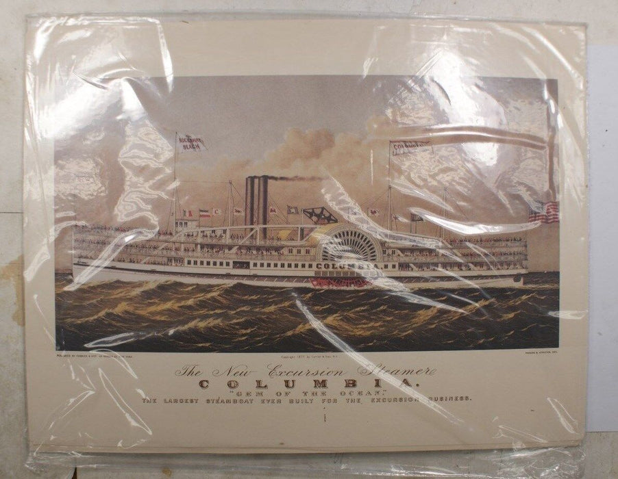 USPS prints Your ships have come in Steamboats Currier Ives mint unopened