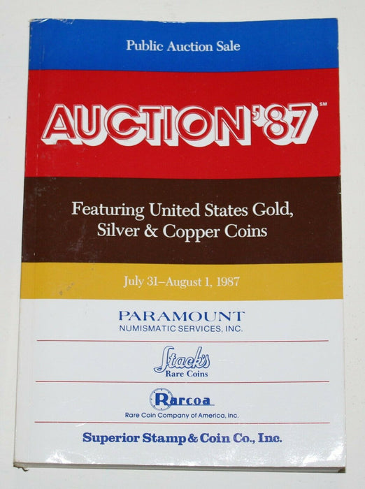 The Apostrophe Sale Auction 87 Catalog Soft Cover 7/31-8/1 1987 WW17A4