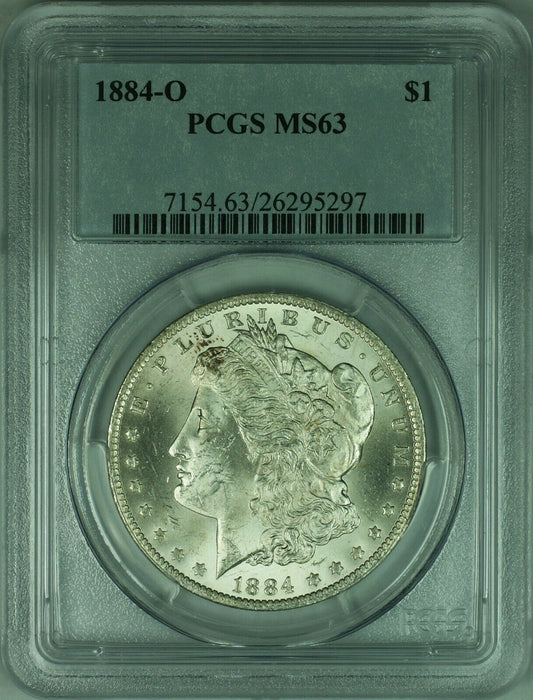 1884-O Morgan Silver Dollar Coin $1 PCGS MS63 (32 N)