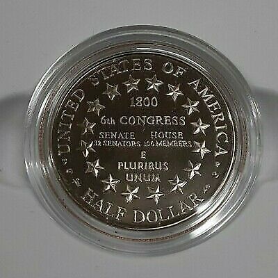 2001 Capitol Visitor Center Commemorative Proof Clad Half Dollar Coin in OGP