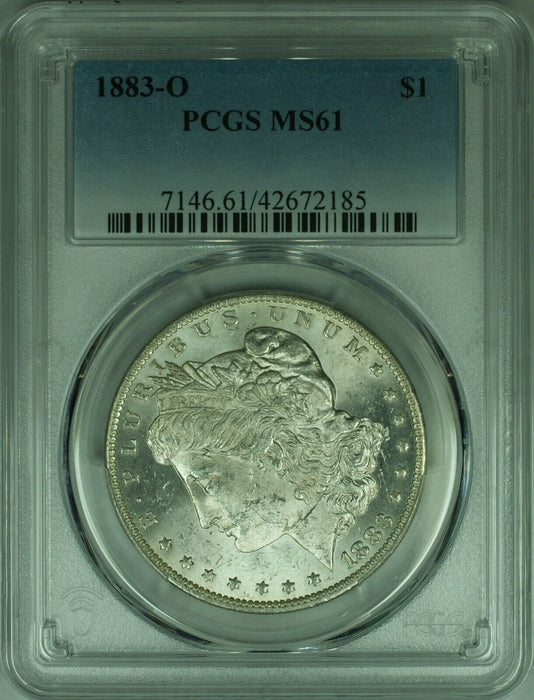 1883-O Morgan Silver Dollar Coin $1 PCGS MS-61 (37) A