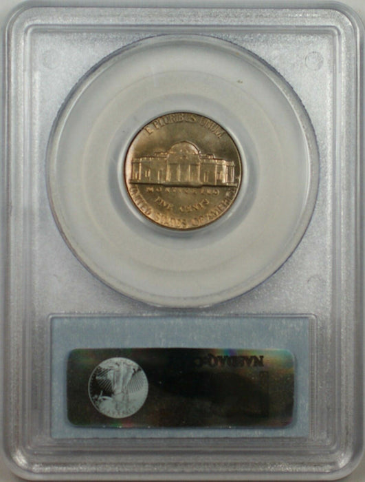 1957-D Nickel 5c Coin PCGS MS-65 1I Lightly Toned