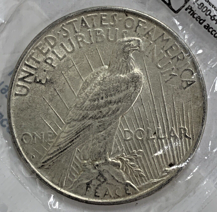 1922-D Peace Silver Dollar XF/EF+ Littleton Coin
