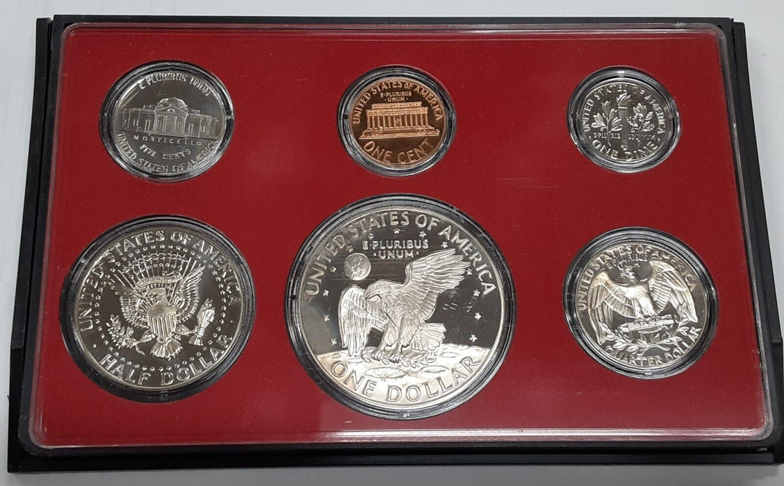1974-S US Mint Clad Proof Set - Six Gem Coins in OGP - See Photos
