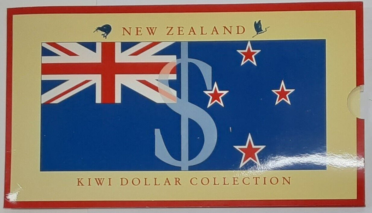 1990 Reserve Bank of New Zealand Kiwi Dollar Collection BU in OGP