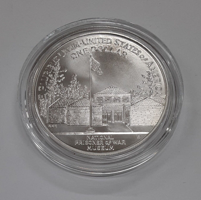 1994-W National POW Museum Commem UNC Silver Dollar in Capsule ONLY
