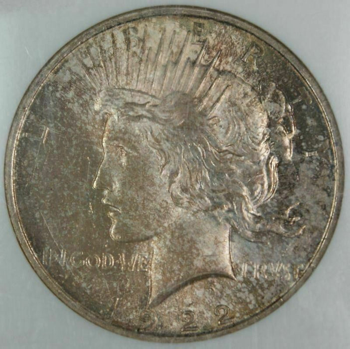 1922-D Peace Silver Dollar, NGC MS-62 Toned, DGH