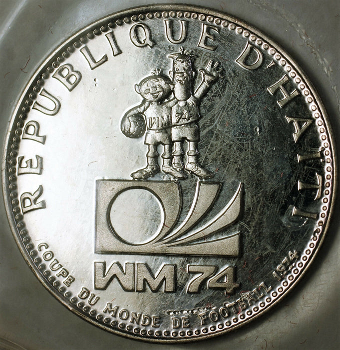 1973 Republic of Haiti 25 Gourdes Gem Proof Silver Coin OGP No COA