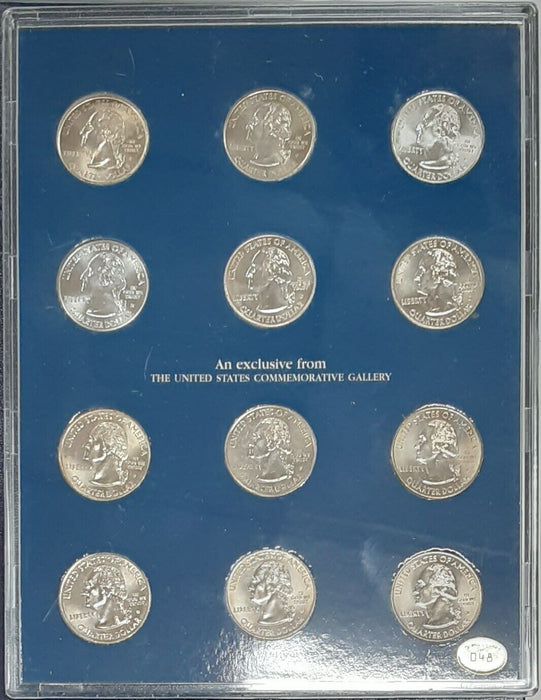 2009 DC & US Territories Quarters Collection - 12 Coin Set in Case - See Photos