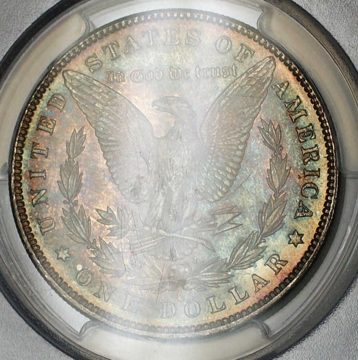 1887 Morgan Silver Dollar $1 Coin PCGS MS-64 Nicely Toned (Tb)
