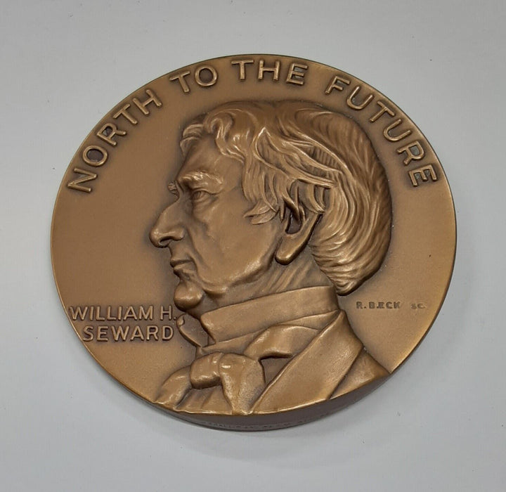 Bronze Medal Alaska Purchase Centennial 1967 by MACo