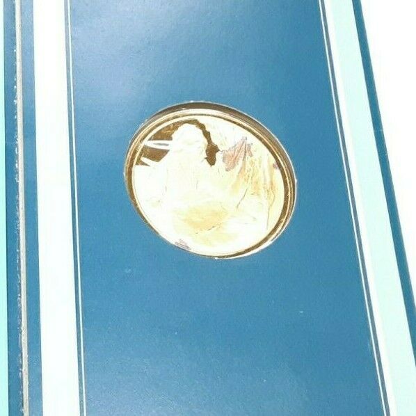 Masterpieces of Impressionism Gold Plated .925 Silver PR Medal - The Cradle