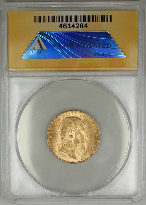 1909-P Australia Sovereign Gold Coin ANACS MS-62 (C AMT)