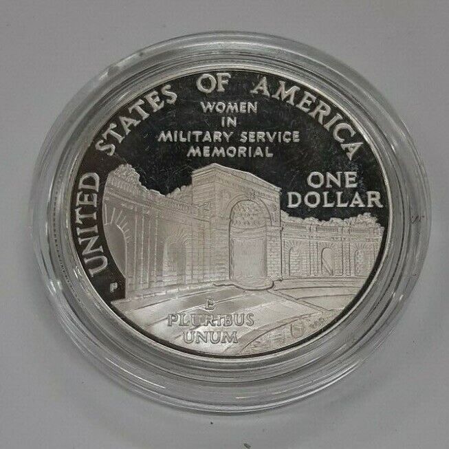1994-P Women in Military Commem Proof Silver Dollar - Coin in Capsule ONLY