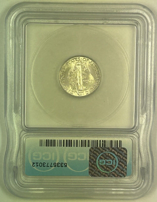 1945 Mercury Silver Dime 10c Coin ICG MS 64 (54) B