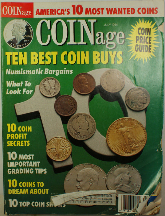 Coinage Magazine July 1994 Volume 30 Number 7