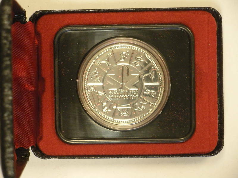 1978 Canada Silver Dollar Games with original case