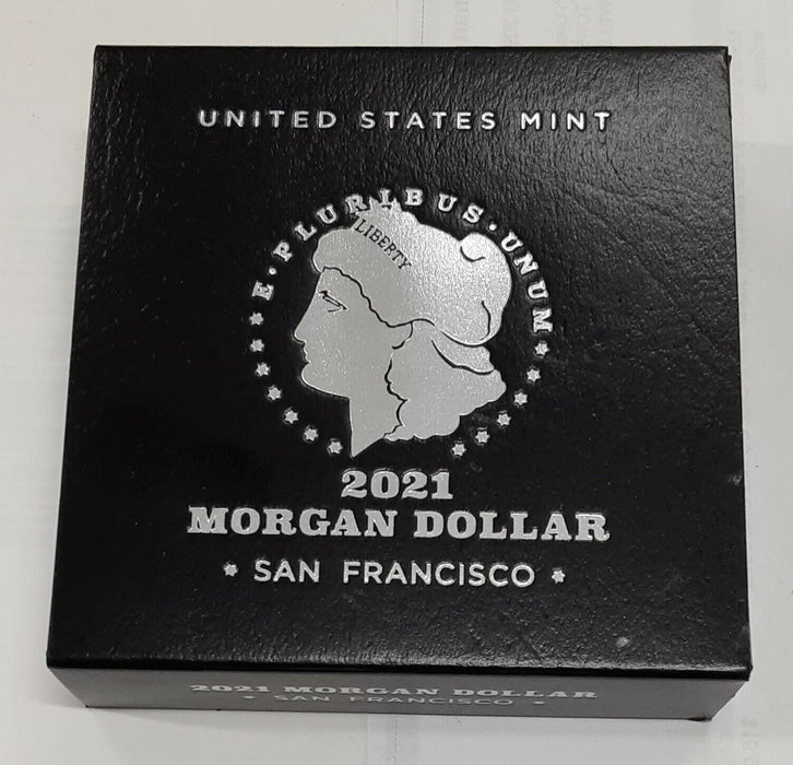 2021 US Mint Morgan Dollar .999 Silver Coin-San Francisco Mint in OGP