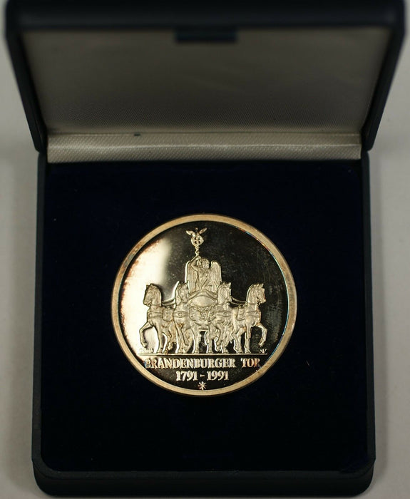 1991 Silver Medal 200th Anniv Opening of the Brandenburg Gate Langhans Schadow