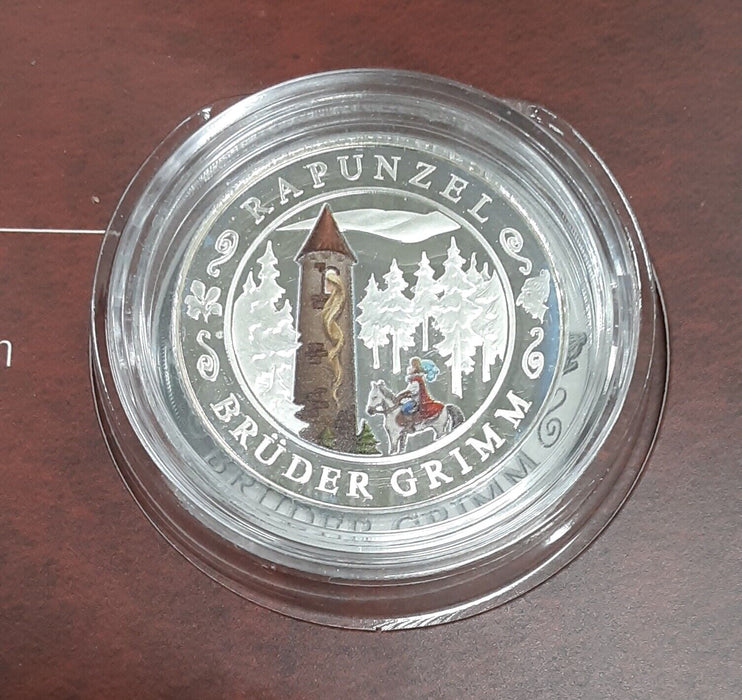 Germany Bros. Grimm Trio of Silver Commem Medals in Original Mint Packaging