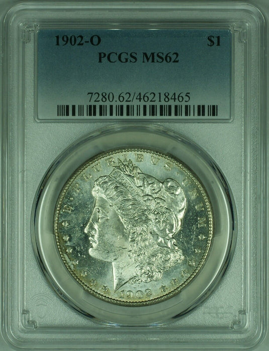 1902-O Morgan Silver Dollar  PCGS MS-62 w/Semi Proof-Like Surfaces  (25)