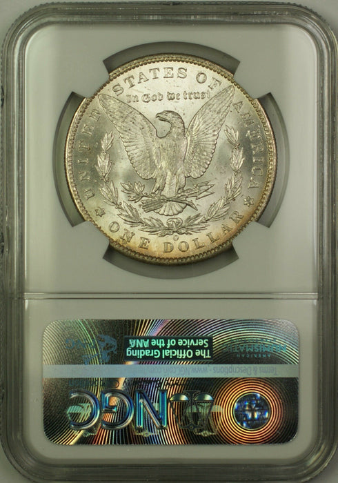 1885-O Morgan Silver Dollar $1 Coin NGC MS-64 Beautifully Toned Obverse (15b)