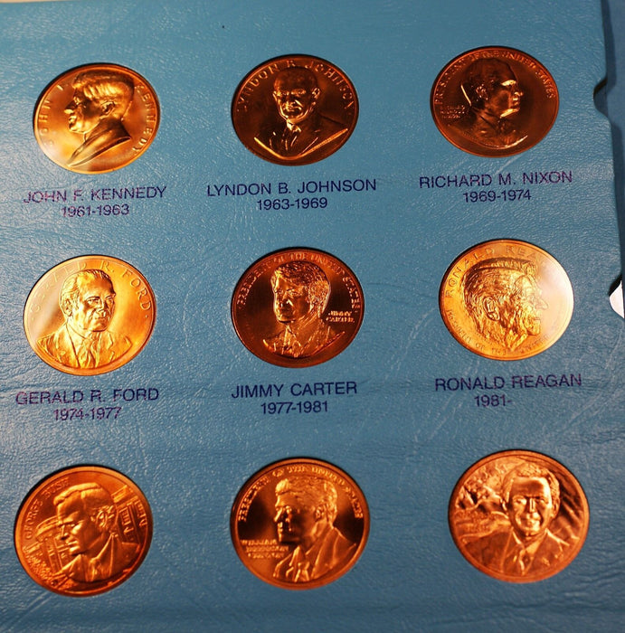 United States Mint Medals of the Presidents Complete through George W Bush