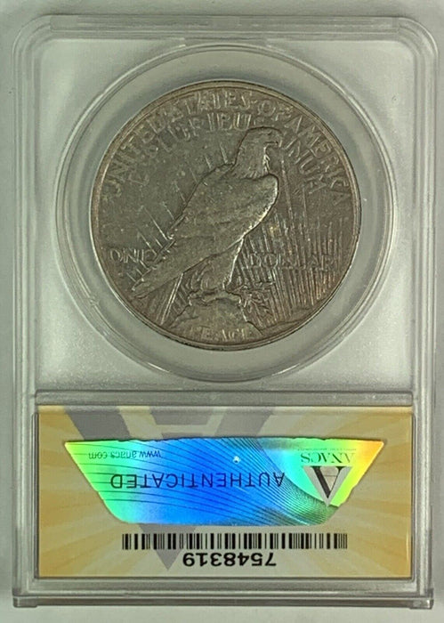 1934-S Peace Silver $1 Dollar Coin ANACS XF 40