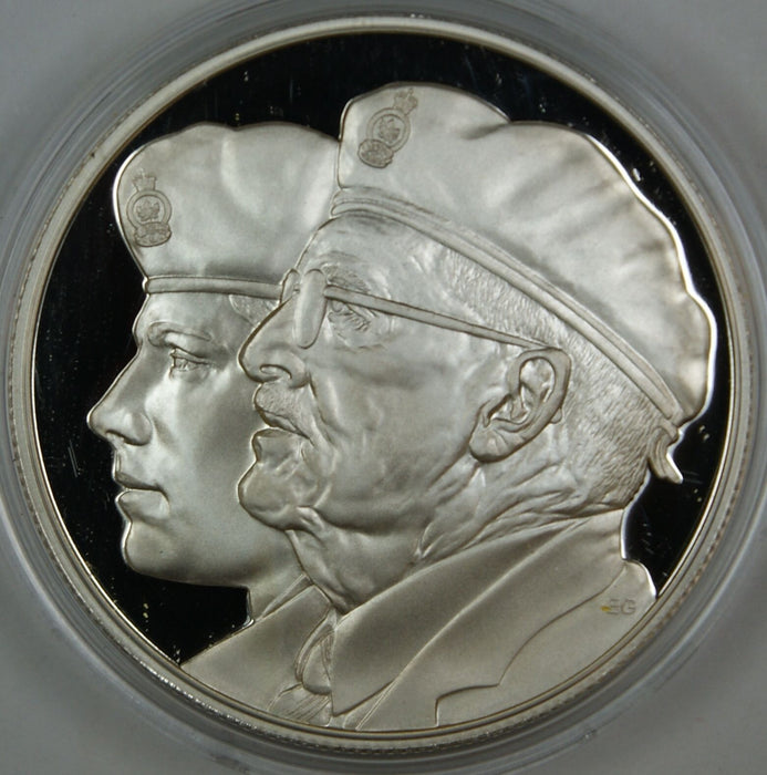 2005 Canada $10 Year of the Veteran .9999 Silver Proof Coin-w/Box & COA
