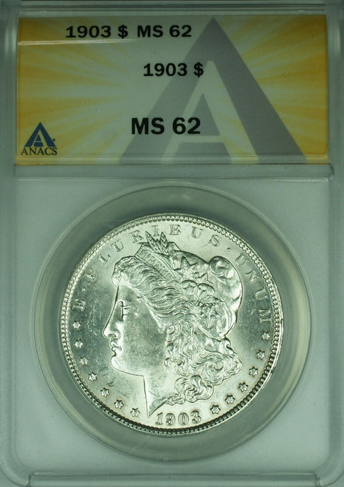 1903 Morgan Silver Dollar $1 Coin ANACS MS-62  (45A)