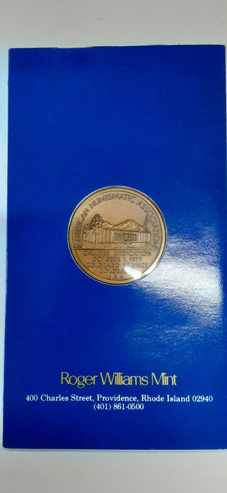 1977 ANA Museum Dedication Colorado Springs UNC Commemorative Medal in Card