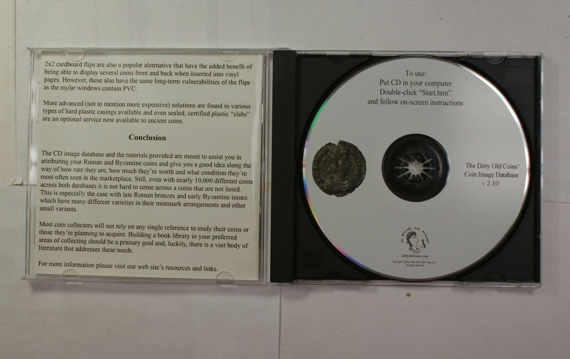 The Dirty Old Coins Image Database Roman and Byzantine Coins CD ROM RE10