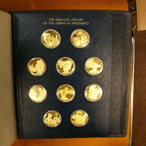 Medallic History of American Presidency, Gold on Silver