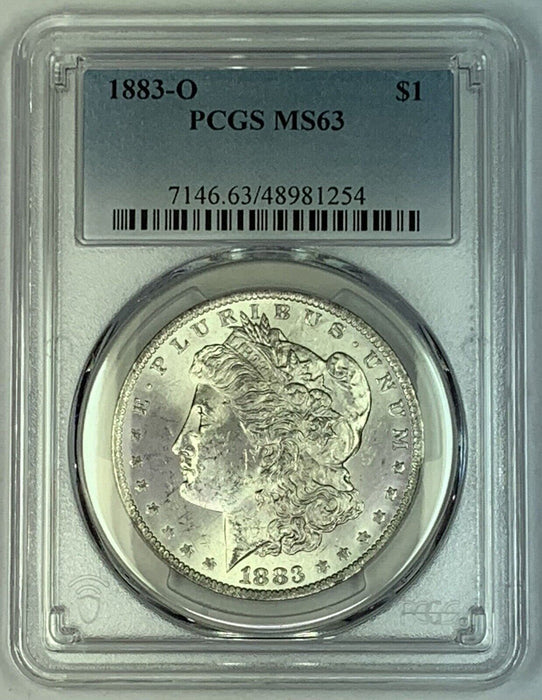 1883-O Morgan Silver $1 Dollar Coin PCGS MS 63 (7) D