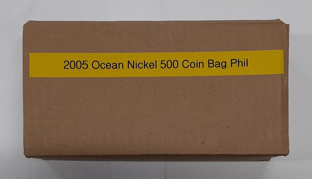 2005-P Jefferson Nickel Ocean in View BU Bag - 500 Coins in Mint Bag