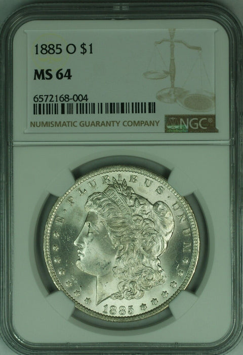 1885-O Morgan Silver Dollar $1 NGC MS-64   (46)