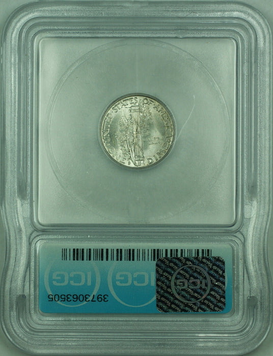 1941-D Mercury Silver Dime 10c Coin ICG MS-65 (C)