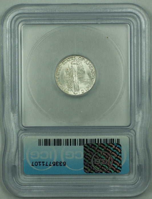 1939 Mercury Silver Dime 10c Coin ICG MS 66 (53) A