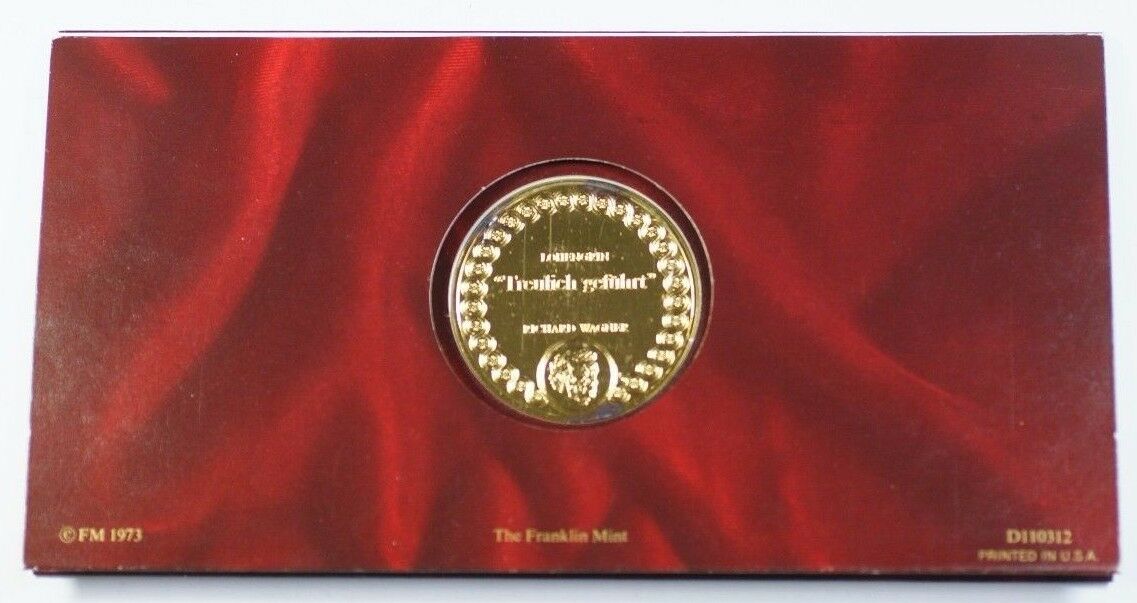 La Scala Operas Most Beautiful Moments Gold-Plated Silver Medal Lohengrin Wagner