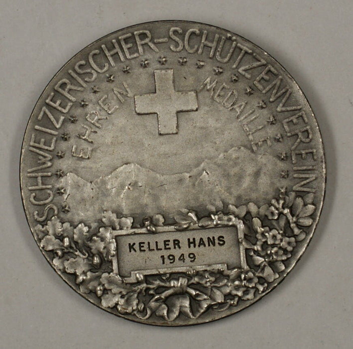 1895 Switzerland 32mm Silver Swiss Shooting Medal R-1958a m-1132A