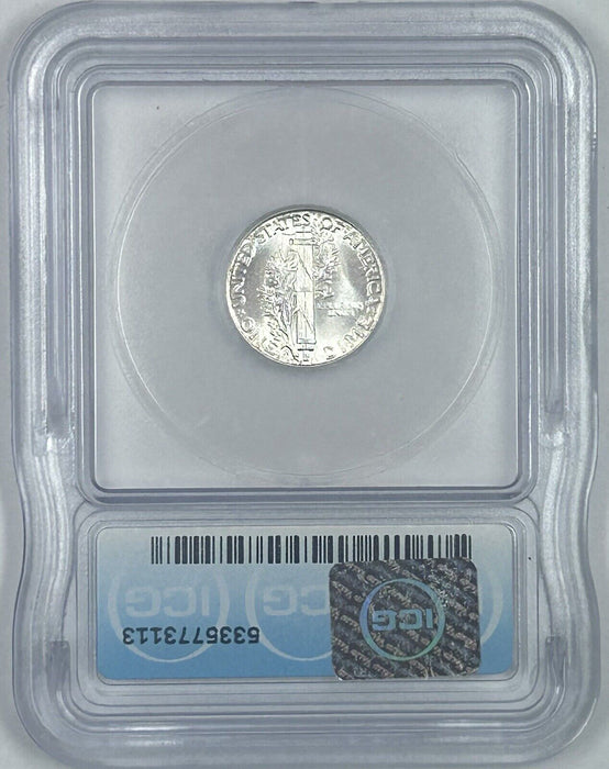 1944-S Mercury Silver Dime 10c Coin ICG MS 65 (Near FB) (54) C