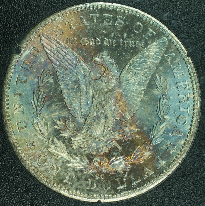 1884-CC GSA Morgan Silver Dollar $1 Coin ANACS MS-63 Toned w/Box & COA (108)