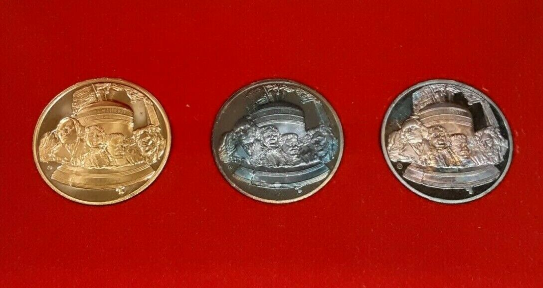 The United States Bicentennial Silver & Bronze Proof Medals By The Silver Mint