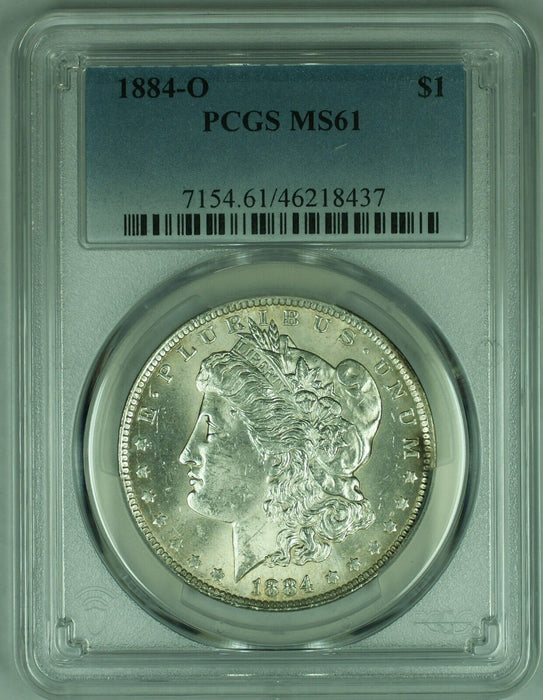 1884-O Morgan Silver Dollar  PCGS MS-61 Better Coin    (25D)