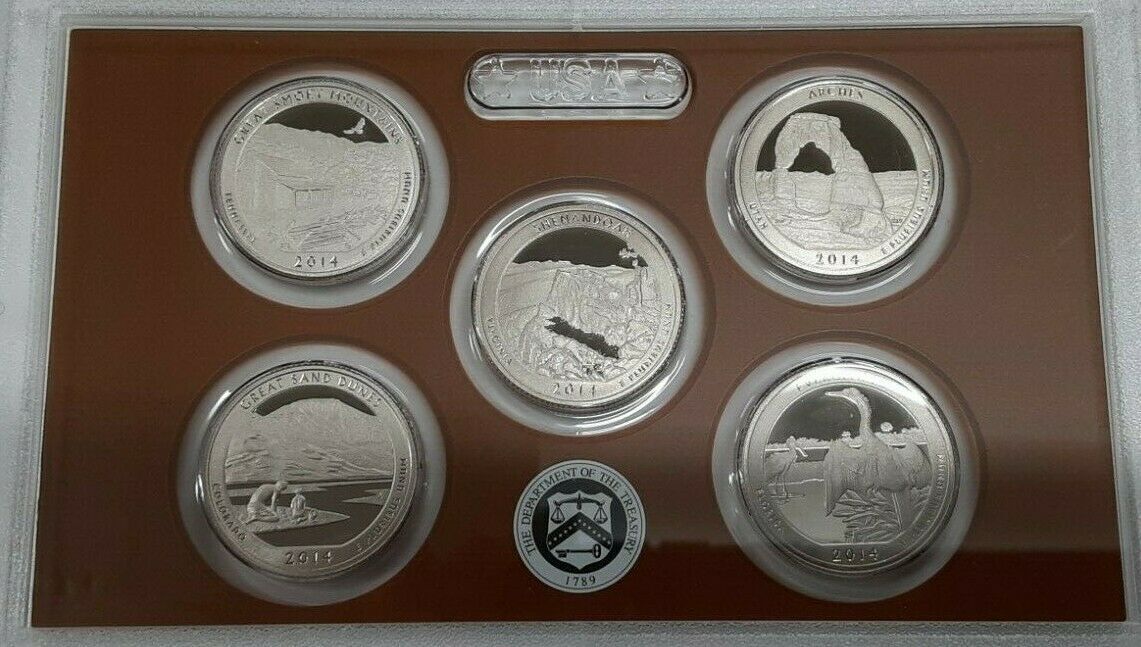 2014-S US Mint 14 Coin Proof Set as Issued in Original Mint Packaging