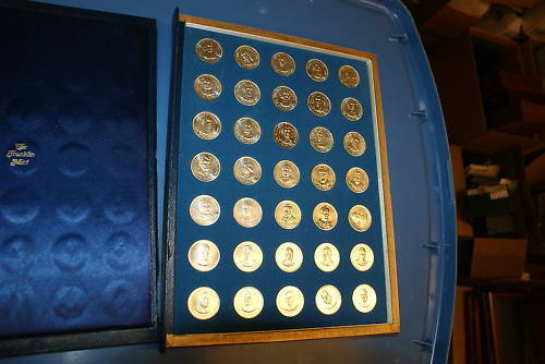Franklin Mint Presidential Commemorative Coin Medals silver